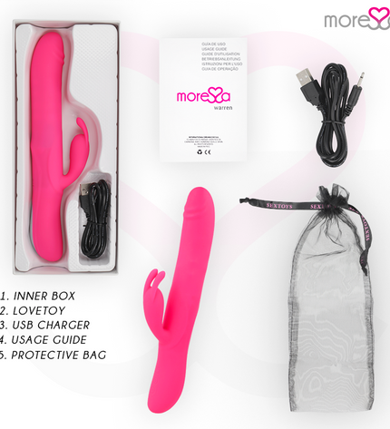 MORESSA - SILICONE RECHARGEABLE DE QUALITÉ SUPÉRIEURE WARREN by MORESSA