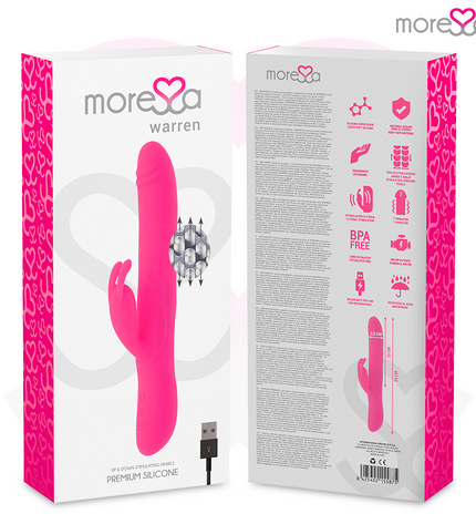 MORESSA - SILICONE RECHARGEABLE DE QUALITÉ SUPÉRIEURE WARREN by MORESSA