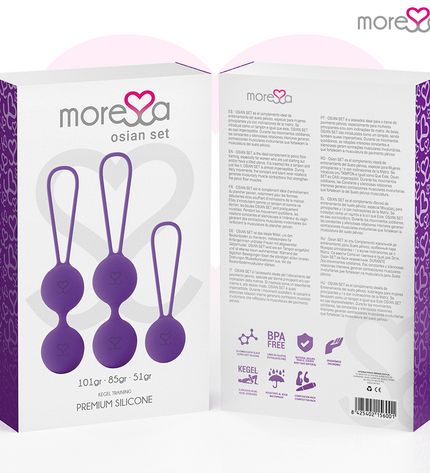 MORESSA - OSIAN SET PREMIUM SILICONE LILAS - Concombre Boutique
