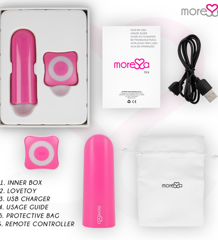 MORESSA - NIX VIBRATEUR TÉLÉCOMMANDE ROSE by MORESSA