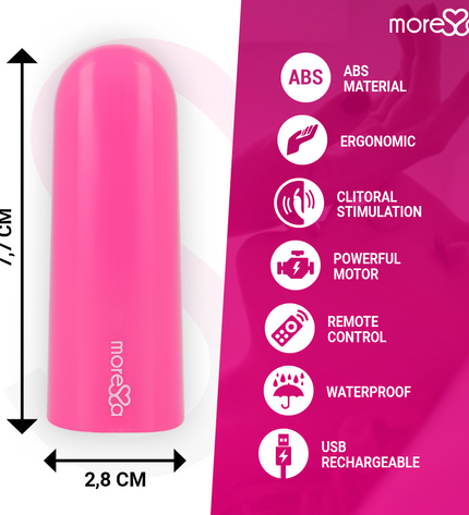 MORESSA - NIX VIBRATEUR TÉLÉCOMMANDE ROSE by MORESSA