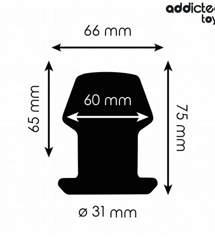 ADDICTED TOYS - PLUG ANAL CREUX EXTRÊME TAILLE S 7,5 CM by ADDICTED TOYS