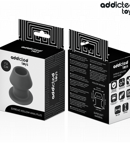 ADDICTED TOYS - PLUG ANAL CREUX EXTRÊME TAILLE S 7,5 CM by ADDICTED TOYS