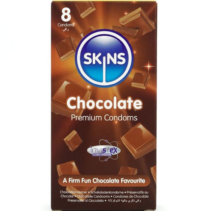 SKINS - PACK DE 8 PRÉSERVATIFS PREMIUM CHOCOLAT by SKINS