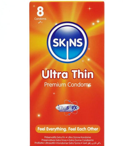 SKINS - PACK DE 8 PRÉSERVATIFS ULTRA FINS PREMIUM by SKINS
