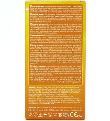 SKINS - PACK DE 8 PRÉSERVATIFS BANANE PREMIUM by SKINS