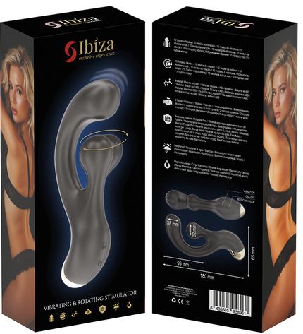 IBIZA - STIMULATEUR VIBRANT ET ROTATIF by IBIZA TECHNOLOGY