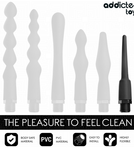 ADDICTED TOYS - NETTOYANT ANAL AVEC ADAPTATEUR UNIVERSEL MODÈLE 1 by ADDICTED TOYS