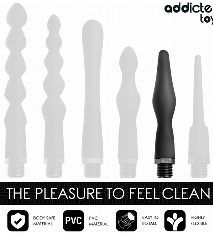 ADDICTED TOYS - NETTOYEUR ANAL AVEC ADAPTATEUR UNIVERSEL MODÈLE 2 by ADDICTED TOYS