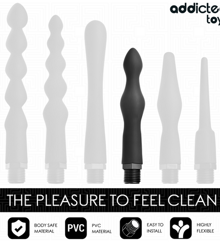 ADDICTED TOYS - NETTOYEUR ANAL AVEC ADAPTATEUR UNIVERSEL MODÈLE 3 by ADDICTED TOYS