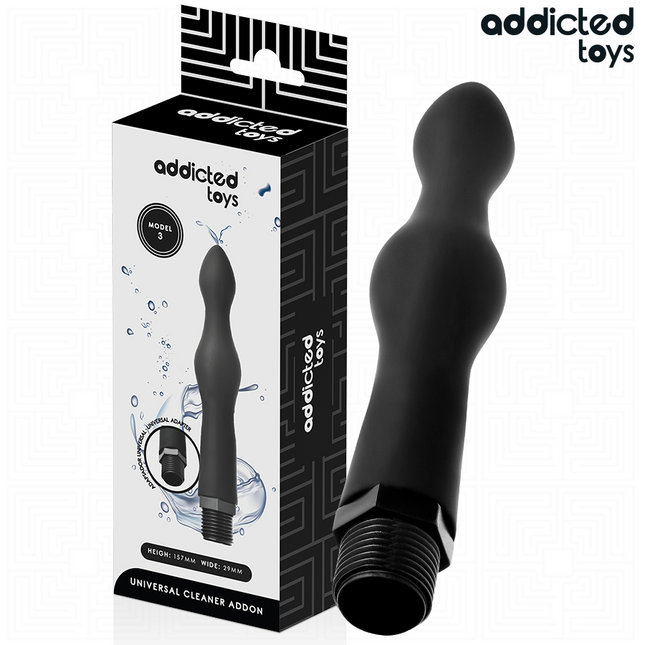 ADDICTED TOYS - NETTOYEUR ANAL AVEC ADAPTATEUR UNIVERSEL MODÈLE 3 by ADDICTED TOYS