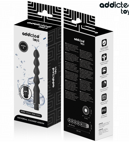 ADDICTED TOYS - NETTOYEUR ANAL AVEC ADAPTATEUR UNIVERSEL MODÈLE 6 by ADDICTED TOYS