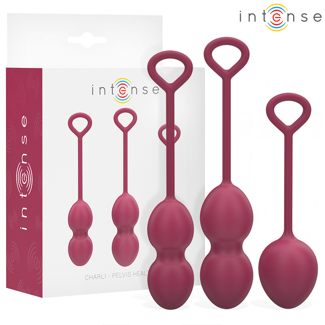 INTENSE - KIT CHARLI KEGEL BALL BOURGOGNE by INTENSE HEALTH KEGEL