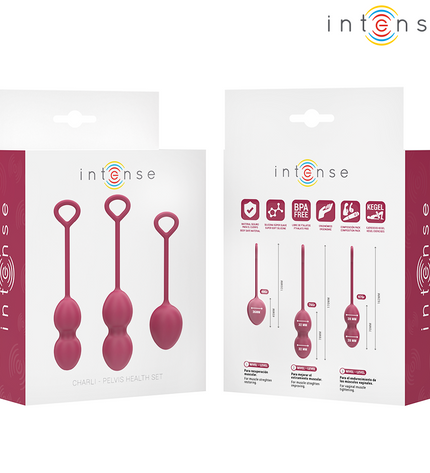 INTENSE - KIT CHARLI KEGEL BALL BOURGOGNE by INTENSE HEALTH KEGEL