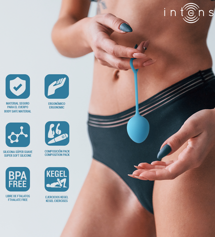 INTENSE - CHARLI KEGEL BALL KIT BLEU by INTENSE HEALTH KEGEL