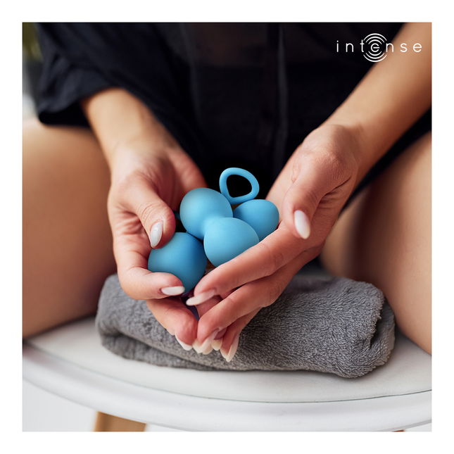 INTENSE - CHARLI KEGEL BALL KIT BLEU by INTENSE HEALTH KEGEL