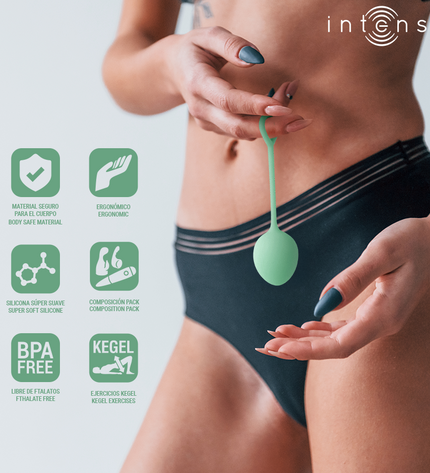 INTENSE - KIT DE BOULES DE KEGEL CHARLI VERT CLAIR by INTENSE HEALTH KEGEL