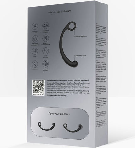 SNAIL VIBE - BAGUETTE DE MASSAGE VIBRANTE AXI NOIRE by SNAIL VIBE