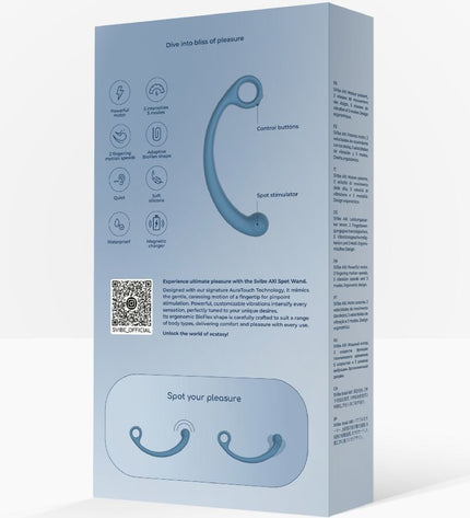 SNAIL VIBE - AXI BAGUETTE DE MASSAGE VIBRANTE BLEU by SNAIL VIBE