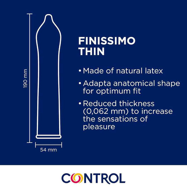 CONTROL - PRÉSERVATIFS FINISSIMO SENSO 144 UNITÉS