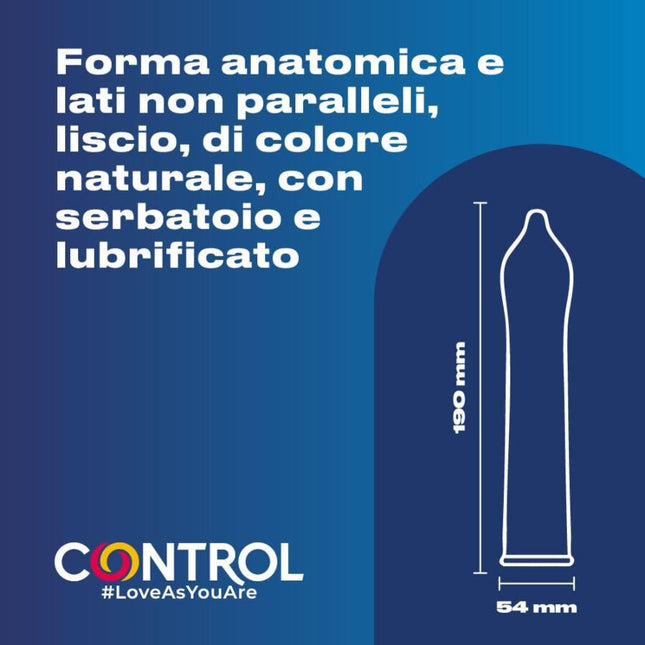 CONTROL - PRÉSERVATIFS NATURE 144 UNITÉS - Concombre Boutique