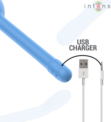 INTENSE - STIMULATEUR DE POINT G RECHARGEABLE KARLIE BLEU by INTENSE HIGH TECH
