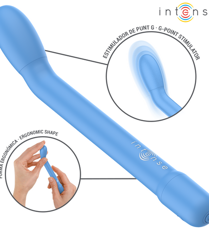 INTENSE - STIMULATEUR DE POINT G RECHARGEABLE KARLIE BLEU by INTENSE HIGH TECH