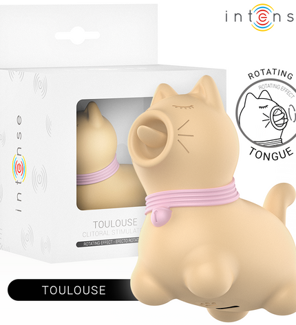 INTENSE - STIMULATEUR TOULOUSE AVEC LANGUE ROTATIVE À 360º JAUNE by INTENSE FUN TOYS