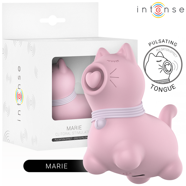 INTENSE - STIMULATEUR DE LANGUE EFFET PULSATION MARIE PINK by INTENSE FUN TOYS