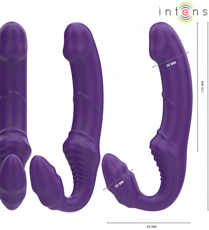 INTENSE - JILL DOUBLE VIBRATEUR 20 CM VIOLET TÉLÉCOMMANDE by INTENSE REMOTE CONTROL