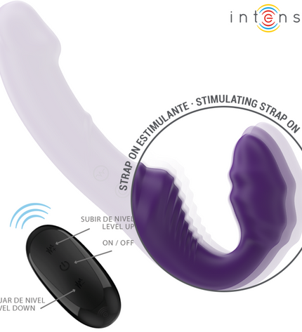 INTENSE - JILL DOUBLE VIBRATEUR 20 CM VIOLET TÉLÉCOMMANDE by INTENSE REMOTE CONTROL