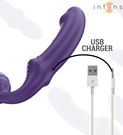 INTENSE - JILL DOUBLE VIBRATEUR 20 CM VIOLET TÉLÉCOMMANDE by INTENSE REMOTE CONTROL