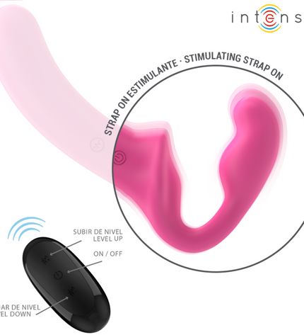 INTENSE - AMY DOUBLE VIBRATEUR 20 CM ROSE TÉLÉCOMMANDE by INTENSE REMOTE CONTROL