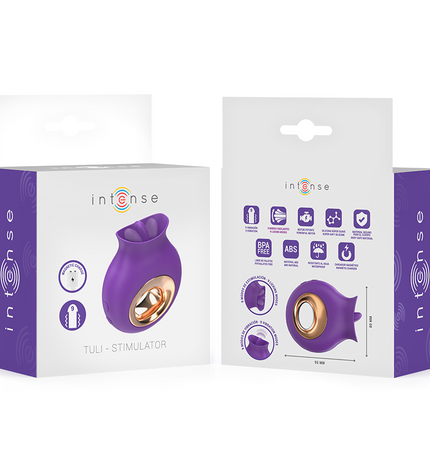 INTENSE - TULI STIMULATEUR CLITORIS 9 VIBRATIONS & 9 OSCILLATIONS VIOLET by INTENSE FUN TOYS