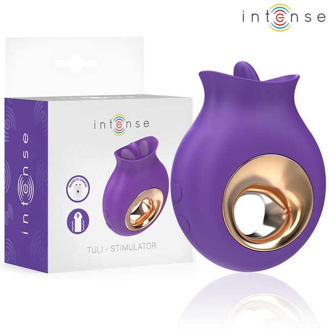 INTENSE - TULI STIMULATEUR CLITORIS 9 VIBRATIONS & 9 OSCILLATIONS VIOLET by INTENSE FUN TOYS