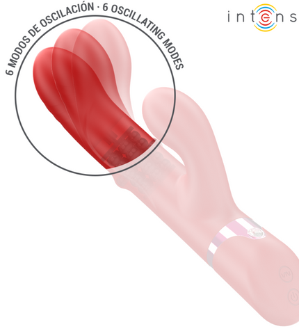 INTENSE - LELE VIBRATEUR MULTIFONCTION ROTATIF & OSCILLANT & STIMULANT ROUGE by INTENSE HIGH TECH