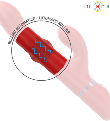 INTENSE - LELE VIBRATEUR MULTIFONCTION ROTATIF & OSCILLANT & STIMULANT ROUGE by INTENSE HIGH TECH