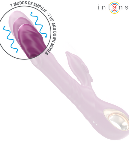 INTENSE - HALLE VIBRATEUR MULTIFONCTION AVEC LANGUE STIMULANTE DAUPHIN VIOLET by INTENSE HIGH TECH