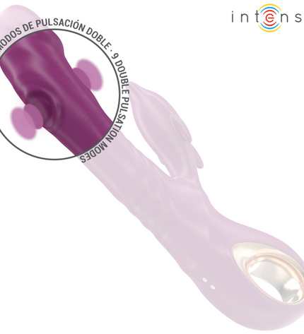 INTENSE - HALLE VIBRATEUR MULTIFONCTION AVEC LANGUE STIMULANTE DAUPHIN VIOLET by INTENSE HIGH TECH