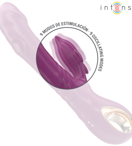 INTENSE - HALLE VIBRATEUR MULTIFONCTION AVEC LANGUE STIMULANTE DAUPHIN VIOLET by INTENSE HIGH TECH