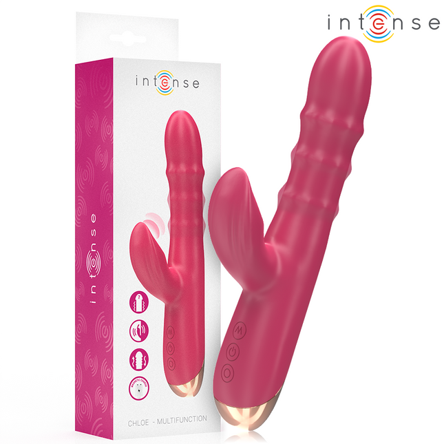 INTENSE - CHLOE VIBRATEUR MULTIFONCTION 3 EN 1 ROUGE by INTENSE HIGH TECH