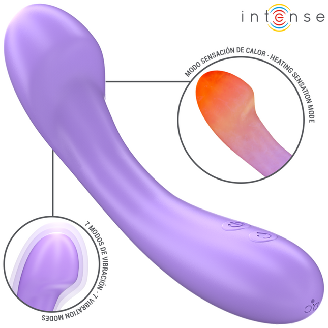 INTENSE - BECKY VIBRATEUR 19 CM CHAUFFANT 7 VIBRATIONS VIOLET by INTENSE HIGH TECH