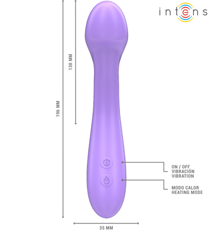 INTENSE - BECKY VIBRATEUR 19 CM CHAUFFANT 7 VIBRATIONS VIOLET by INTENSE HIGH TECH