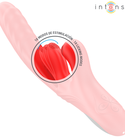 INTENSE - ROSALIA VIBRATEUR MULTIFONCTION 3 EN 1 ROUGE by INTENSE HIGH TECH
