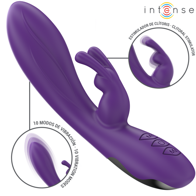 INTENSE - RANDALL VIBRATEUR RABBIT 10 VIBRATIONS VIOLET by INTENSE HIGH TECH