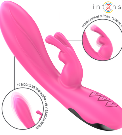 INTENSE - RANDALL VIBRATEUR RABBIT 10 VIBRATIONS ROSE by INTENSE HIGH TECH