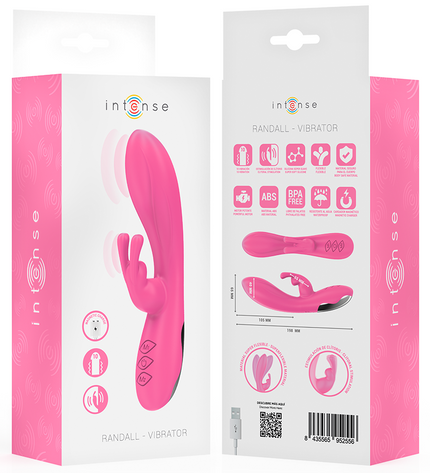 INTENSE - RANDALL VIBRATEUR RABBIT 10 VIBRATIONS ROSE by INTENSE HIGH TECH