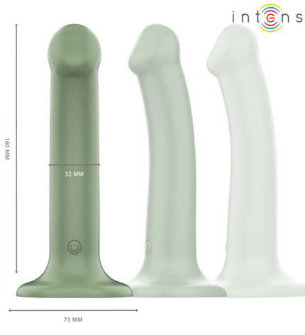INTENSE - BECCA VIBRATEUR AVEC VENTOUSE 10 VIBRATIONS TÉLÉCOMMANDE VERTE by INTENSE REMOTE CONTROL