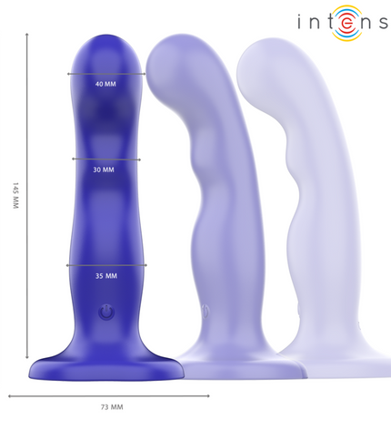 INTENSE - SHORTY VIBRATEUR AVEC VENTOUSE TÉLÉCOMMANDE BLEUE by INTENSE REMOTE CONTROL