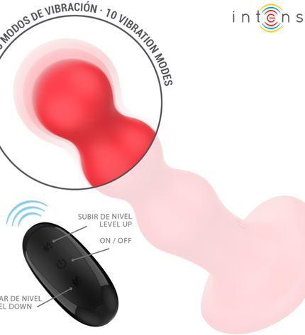 INTENSE - CODY VIBRATEUR AVEC VENTOUSE TÉLÉCOMMANDE ROUGE by INTENSE REMOTE CONTROL